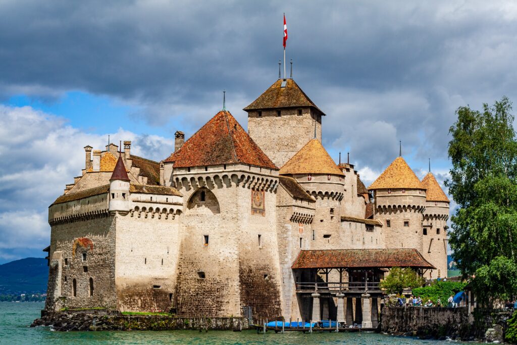 Cultuur - Middeleeuwse kastelen in Zwitserland - Kasteel van Chillon